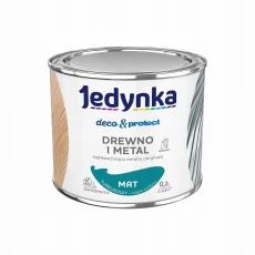 JEDYNKA DECO & PROTECT DREWNO I METAL MAT TURKUSOWY 0,2L